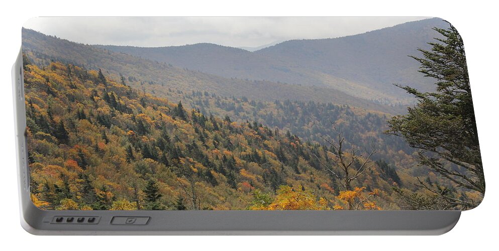 Mountains Portable Battery Charger featuring the photograph Mountain Side Long View by Allen Nice-Webb