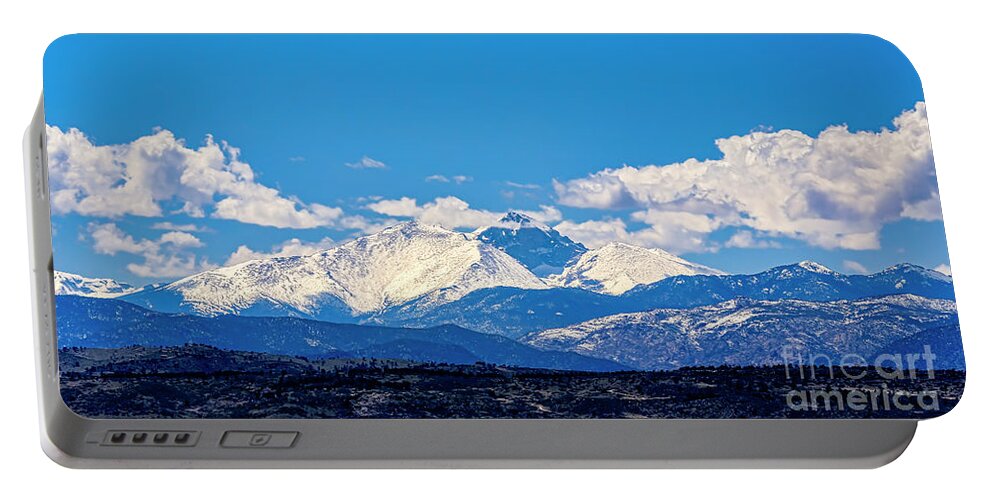 Jon Burch Portable Battery Charger featuring the photograph Mountain Snow by Jon Burch Photography