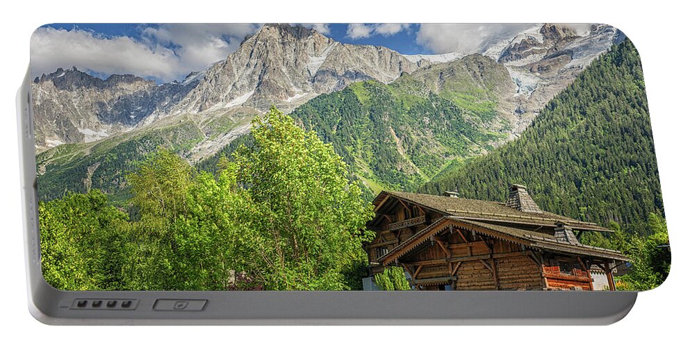 Landscape Portable Battery Charger featuring the photograph Mountain View by Chris Boulton