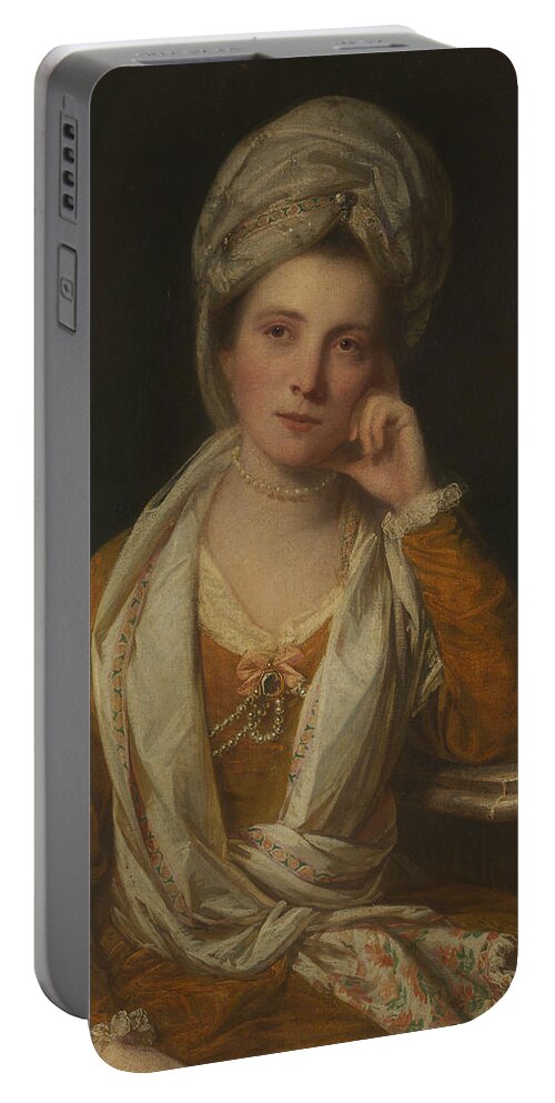18th Century Art Portable Battery Charger featuring the painting Mrs. Horton, Later Viscountess Maynard by Joshua Reynolds