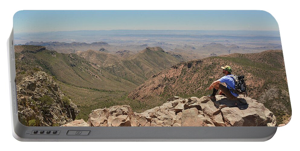 National Park Portable Battery Charger featuring the photograph Mt. Emory View by Alan Lenk