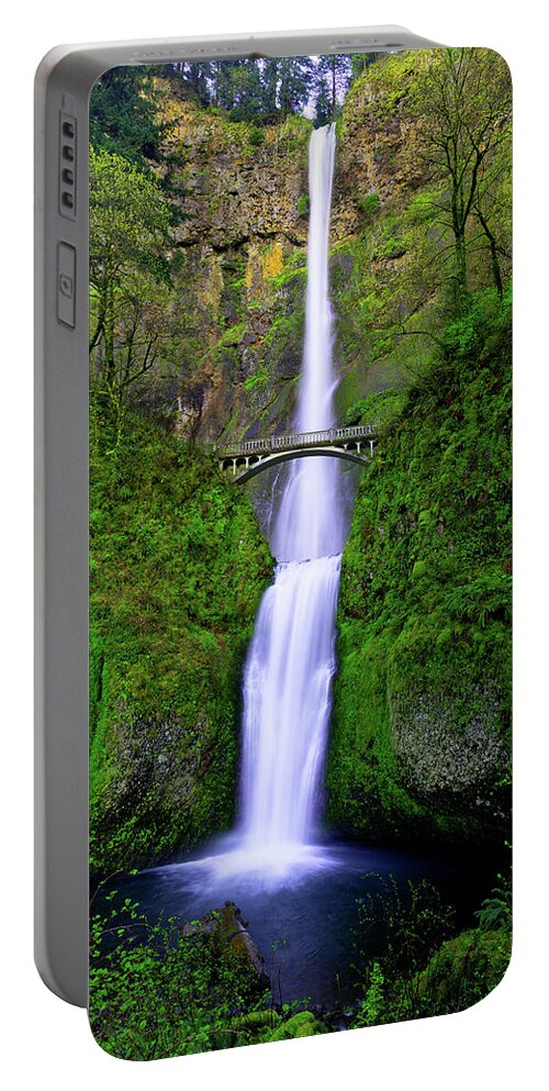 Multnomah Dream Portable Battery Charger featuring the photograph Multnomah Dream by Chad Dutson
