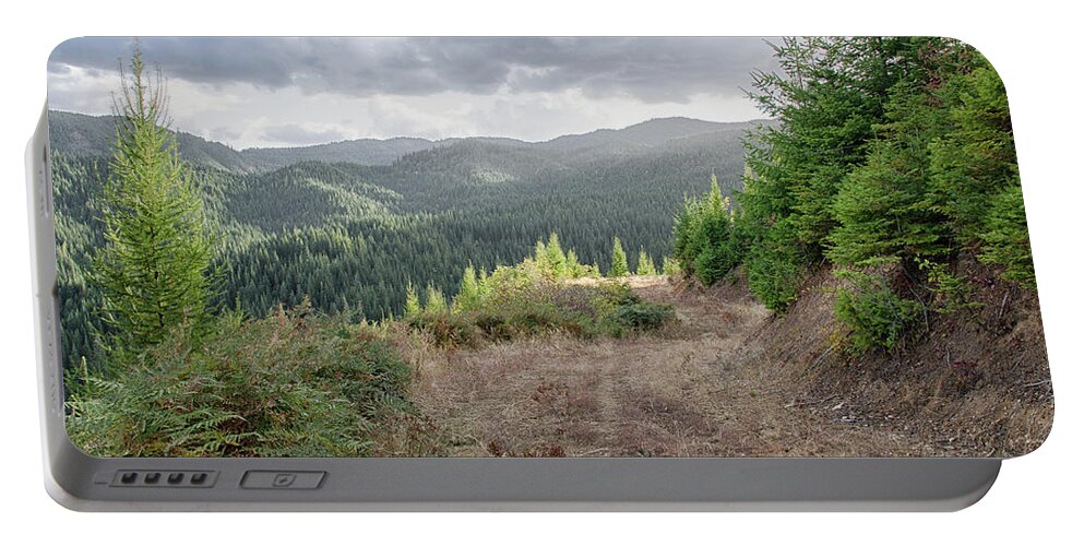 Path Portable Battery Charger featuring the photograph My secrete path by Debra Baldwin