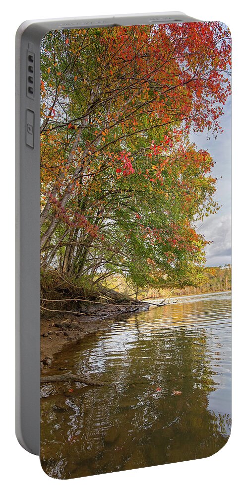 Myers Portable Battery Charger featuring the photograph Myers Creek Fall by Alan Raasch
