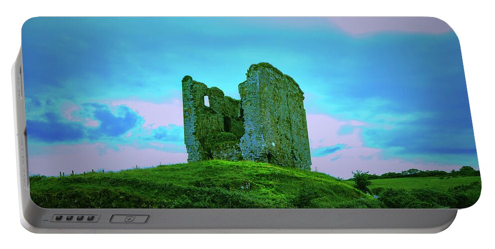 Castle Portable Battery Charger featuring the photograph Mysterious past 2. by Leif Sohlman