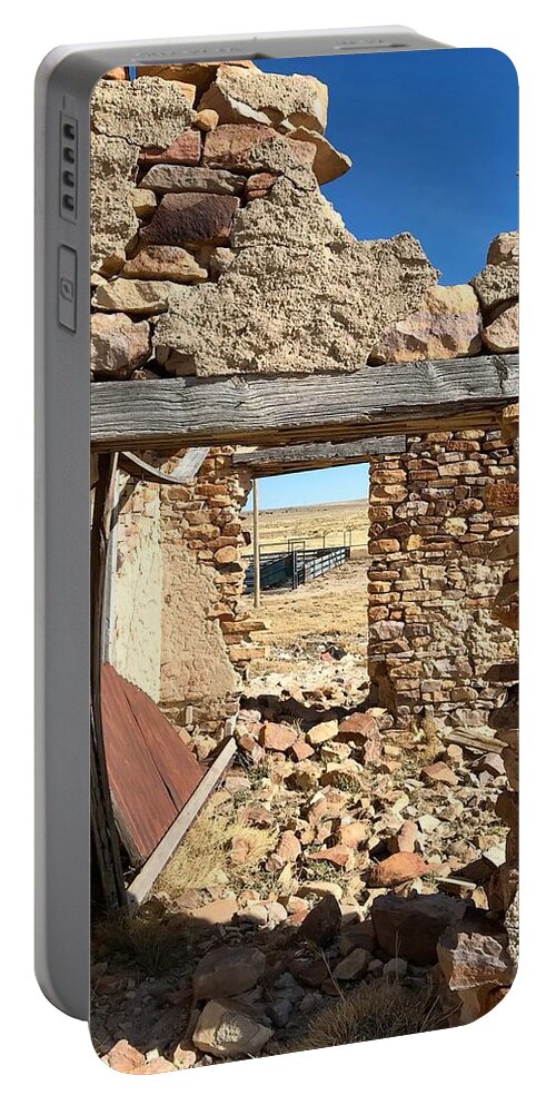 Stone Portable Battery Charger featuring the photograph Mystery Ranch No. 2 by Brad Hodges