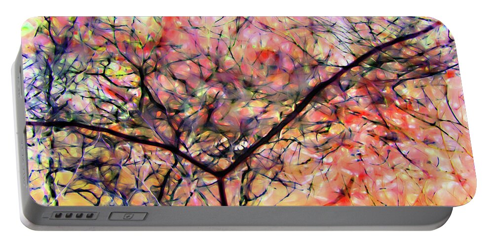 Figurative Abstract Portable Battery Charger featuring the photograph Mystique around the Bayou by Gina O'Brien