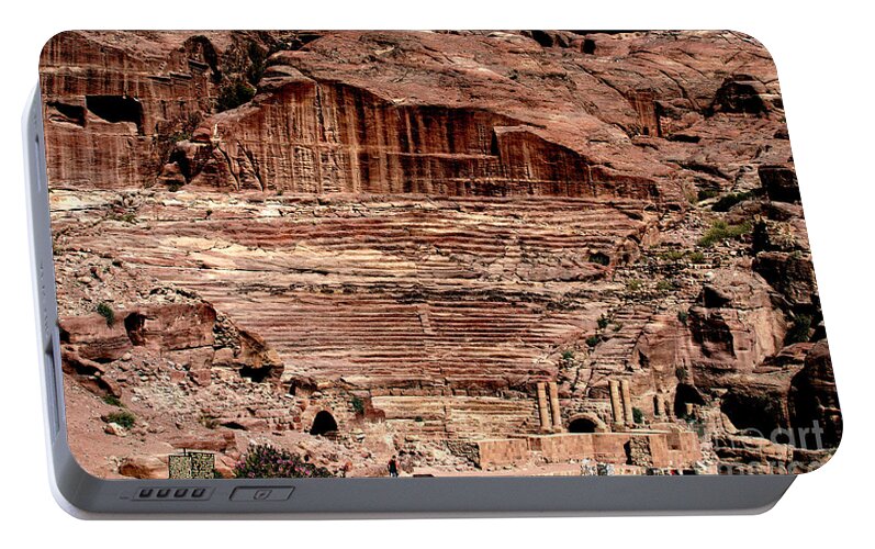 Nabatean's Stadium Portable Battery Charger featuring the photograph Nabatean's Stadium by Mae Wertz
