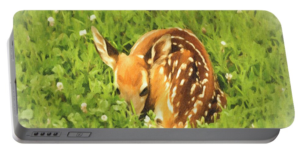 Painting Portable Battery Charger featuring the photograph Nap Time by Mark Allen