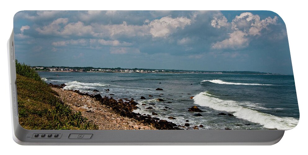 Narragansett Portable Battery Charger featuring the photograph Narragansett by Steven Natanson