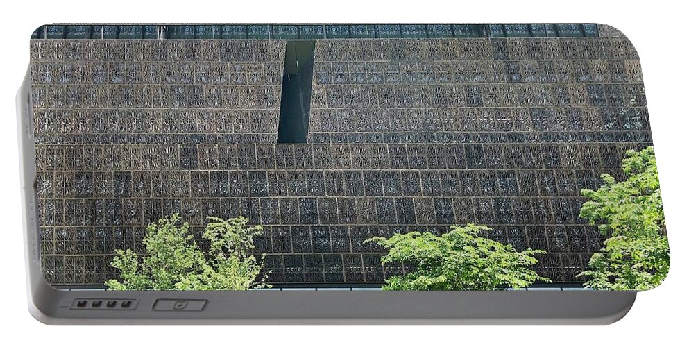 National Museum Of African American History And Culture Portable Battery Charger featuring the photograph National Museum of African American History and Culture by Flavia Westerwelle