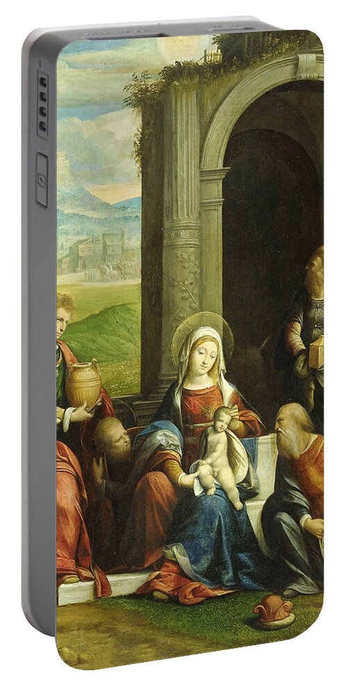 Nativity Portable Battery Charger featuring the photograph Nativity Pride by Munir Alawi