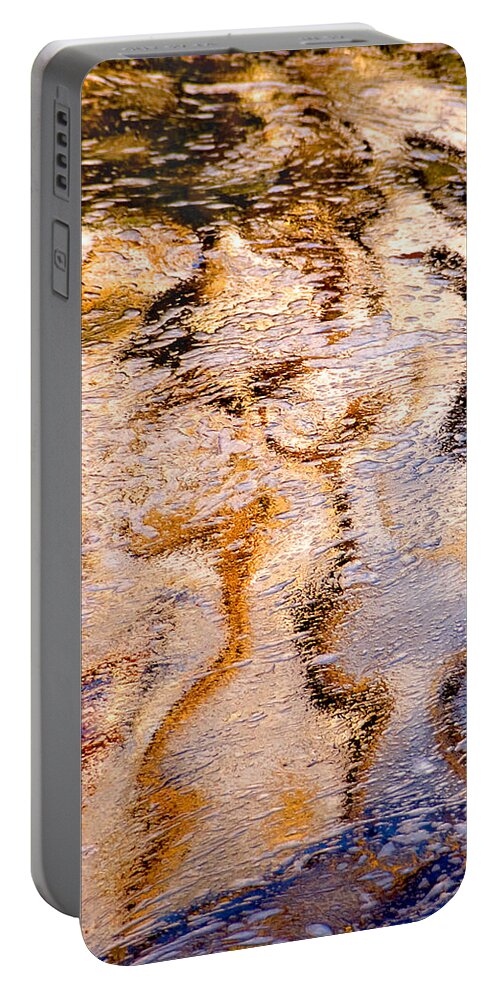 Abstracts Portable Battery Charger featuring the photograph Natural Curves by Linda McRae