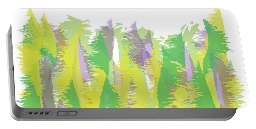 Abstract Portable Battery Charger featuring the digital art Nature - Abstract by Cristina Stefan