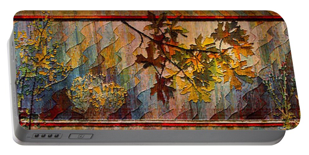 Nature Tapestry 1997 Portable Battery Charger featuring the photograph Nature Tapestry 1997 by Padre Art