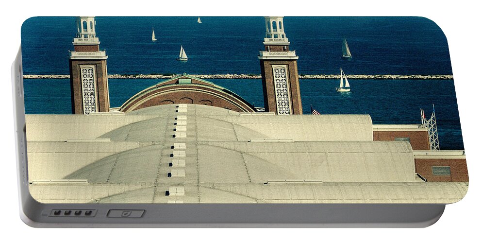 Navy Pier Portable Battery Charger featuring the photograph Navy Pier Chicago by Kyle Hanson