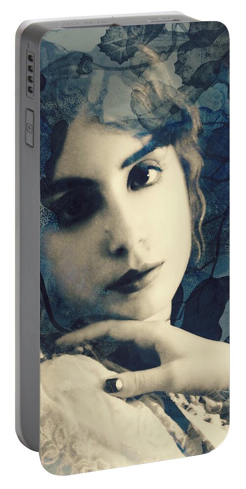 Vintage Portable Battery Charger featuring the mixed media Need Your Love So Bad by Paul Lovering