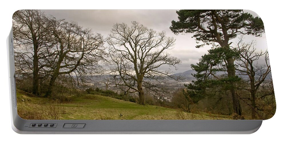 Tree Portable Battery Charger featuring the photograph Neighbours on the hill top. by Elena Perelman