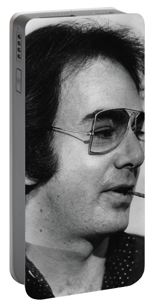 Neil Diamond Portable Battery Charger featuring the photograph Neil Diamond by Jurgen Lorenzen
