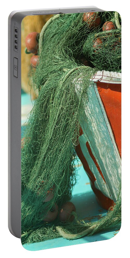 Knot Portable Battery Charger featuring the photograph Nets by Stelios Kleanthous