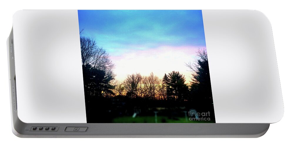Midwest Portable Battery Charger featuring the photograph New Dawn by Frank J Casella