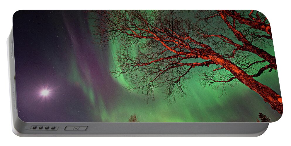 Colors Portable Battery Charger featuring the photograph Spirits of the Night #2 by Doug Gibbons