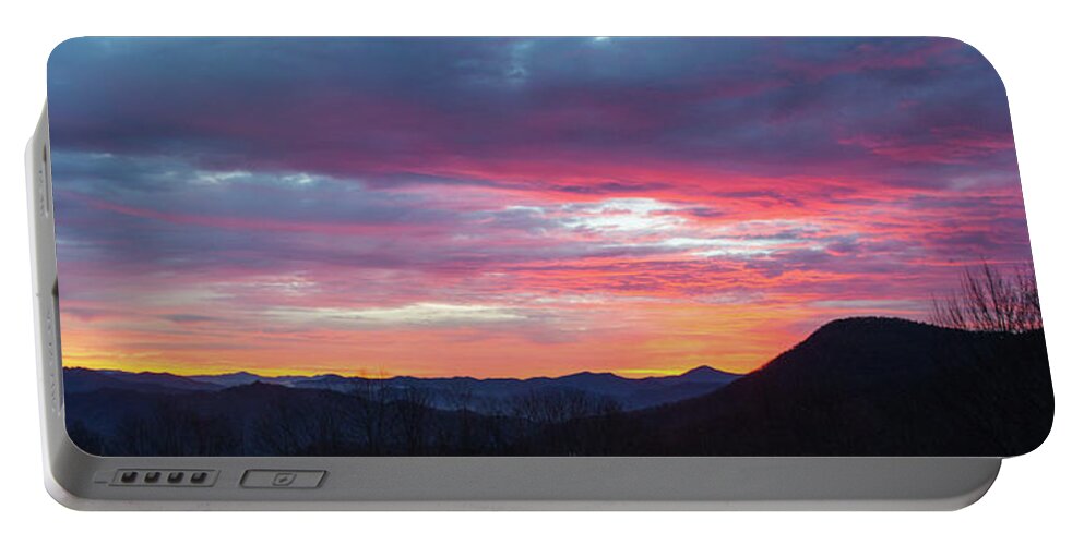Sunrise Portable Battery Charger featuring the photograph New Year Dawn - 2016 December 31 by D K Wall