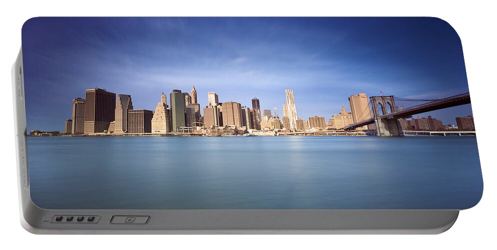New York Portable Battery Charger featuring the photograph New York by Jackie Russo