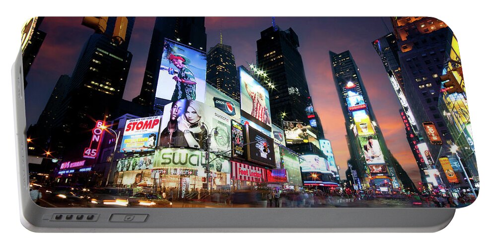 Michalakis Ppalis Portable Battery Charger featuring the photograph New York Cityscape by Michalakis Ppalis