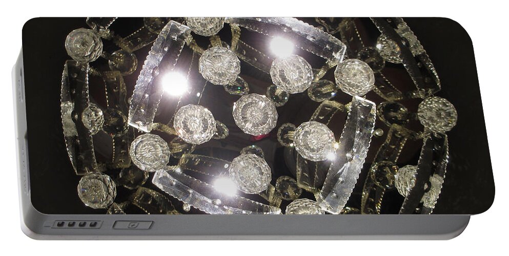 Chandelier Portable Battery Charger featuring the photograph Nice Monte Carlo 02 by Annette Hadley