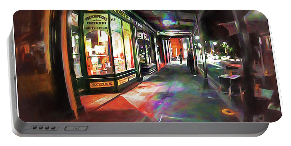 Sydney Portable Battery Charger featuring the photograph Nighttime Strolling in Sydney by Peggy Dietz