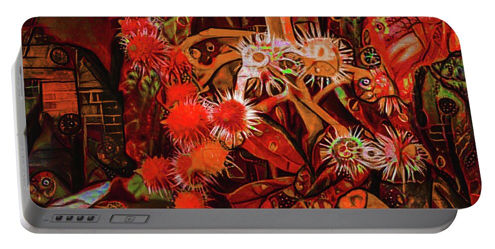The War Of The Worlds Portable Battery Charger featuring the digital art No one would have believed by Steve Taylor