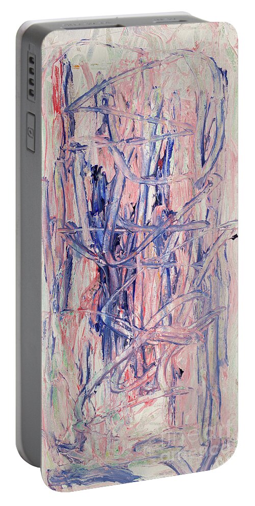 Structure Portable Battery Charger featuring the painting No structure by Bjorn Sjogren