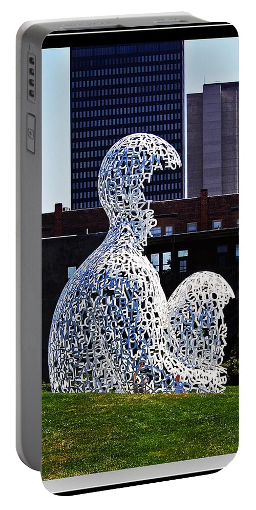 Nomade Portable Battery Charger featuring the photograph Nomade in Des Moines by Farol Tomson