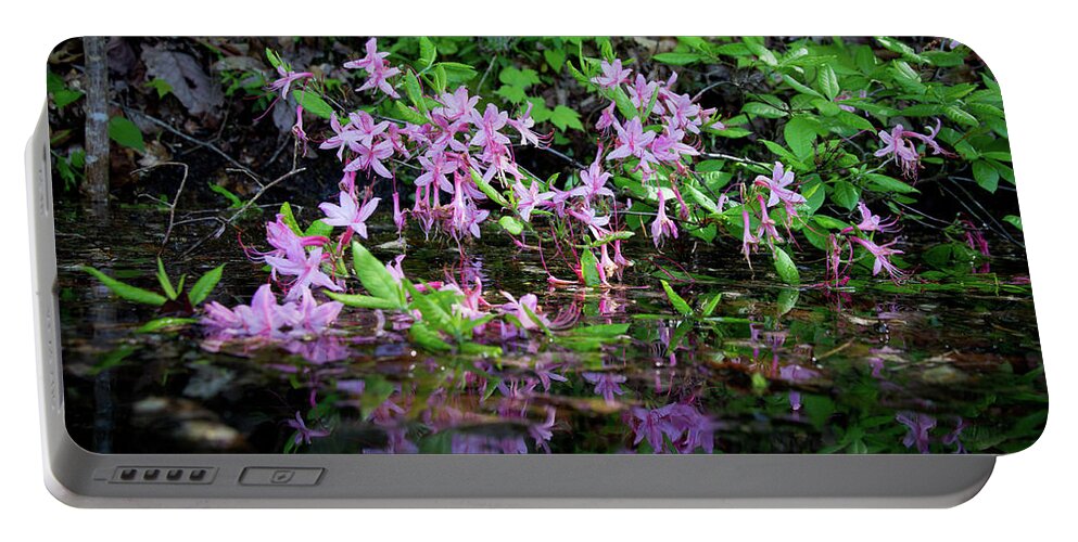  Portable Battery Charger featuring the photograph Norris Lake Floral 2 by Douglas Stucky