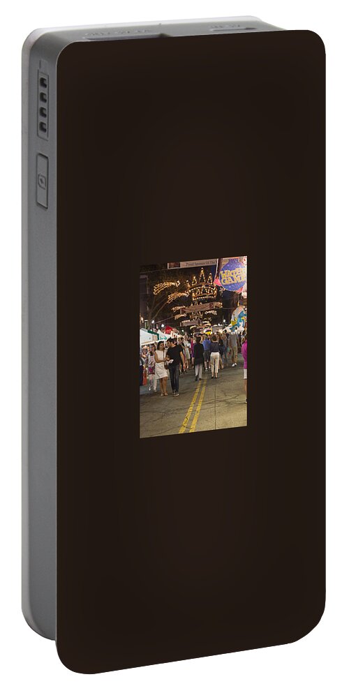 North End Portable Battery Charger featuring the photograph North End Feast by Allan Morrison
