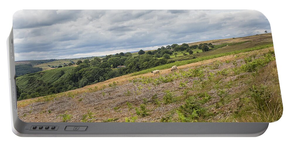 Park Portable Battery Charger featuring the photograph North Yorkshire Moors by Patricia Hofmeester