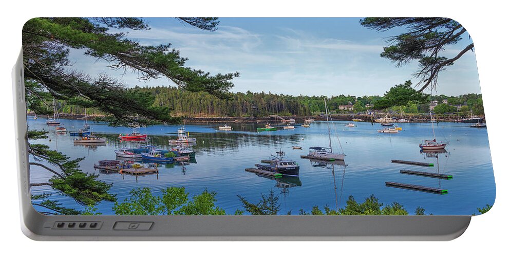 Maine Portable Battery Charger featuring the photograph Northeast Harbor #1 by Dennis Kowalewski