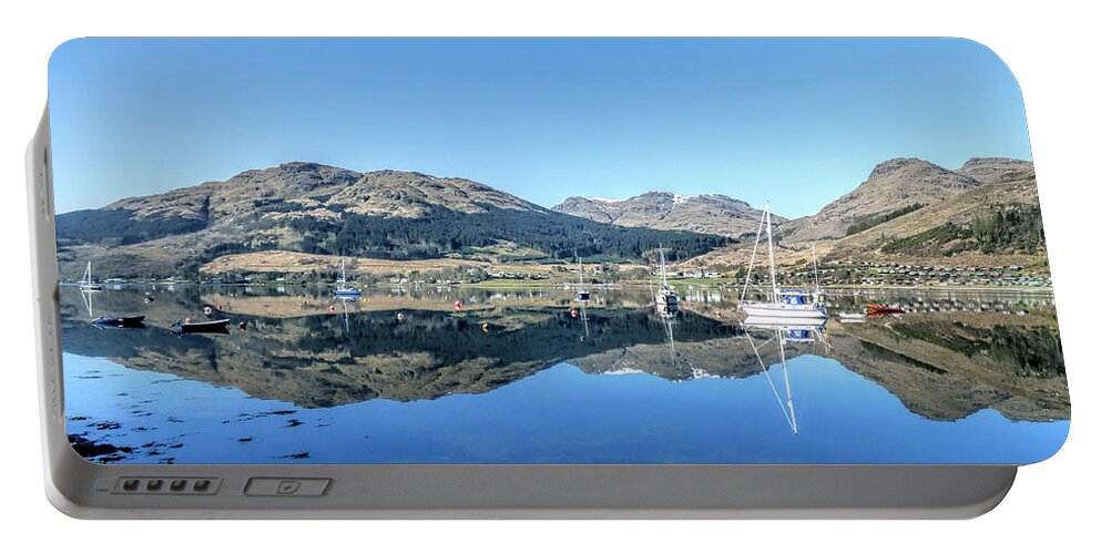 Reflections Portable Battery Charger featuring the photograph Not a Breath of Wind by Lynn Bolt