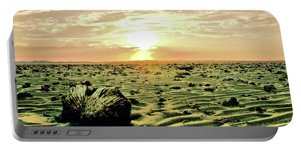 Landscape Portable Battery Charger featuring the photograph Nuclear Desert by Michael Blaine