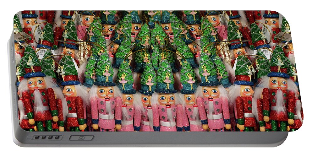 Nutcrackers Portable Battery Charger featuring the photograph Nutcrackers Attack by Bonnie Follett