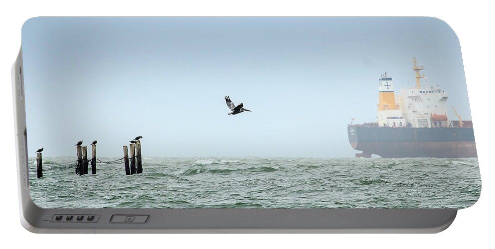 Virginia Beach Portable Battery Charger featuring the photograph Ocean Life by Joni Eskridge