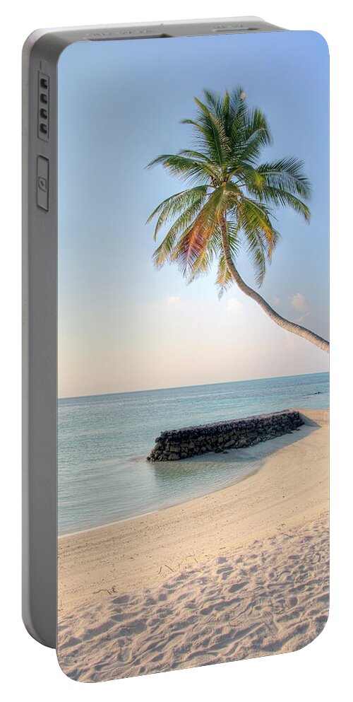 Ocean Portable Battery Charger featuring the photograph Ocean Palm by Shawn Everhart