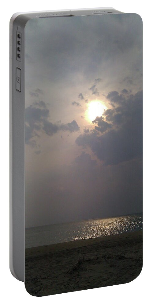 Atlantic Ocean Portable Battery Charger featuring the photograph Ocean Sunrise by Liza Eckardt