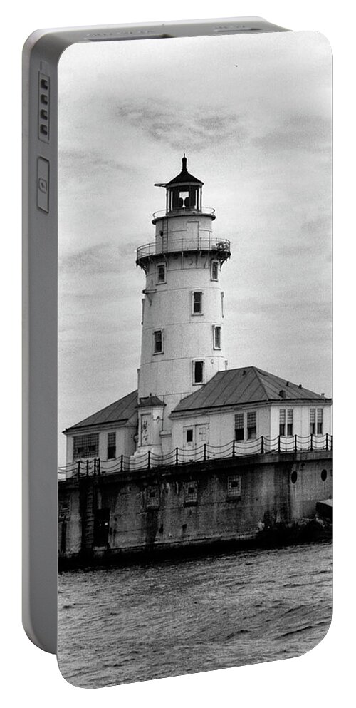 Lighthouse Portable Battery Charger featuring the photograph Ode to the L.S.S. by Kerry Obrist