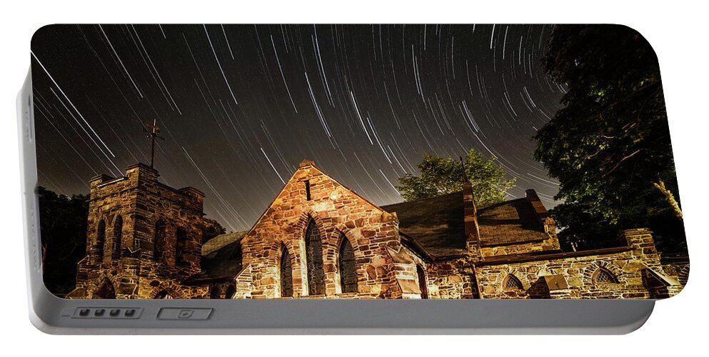 Amaizing Portable Battery Charger featuring the photograph Old Church by Edgars Erglis