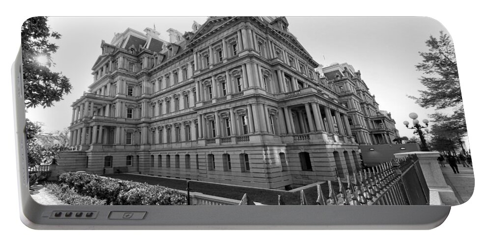 Oeob Portable Battery Charger featuring the photograph Old Executive Office Building by Jackson Pearson
