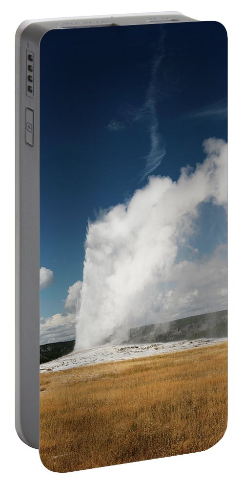 Old Faithful Portable Battery Charger featuring the photograph Old Faithful by Norman Reid