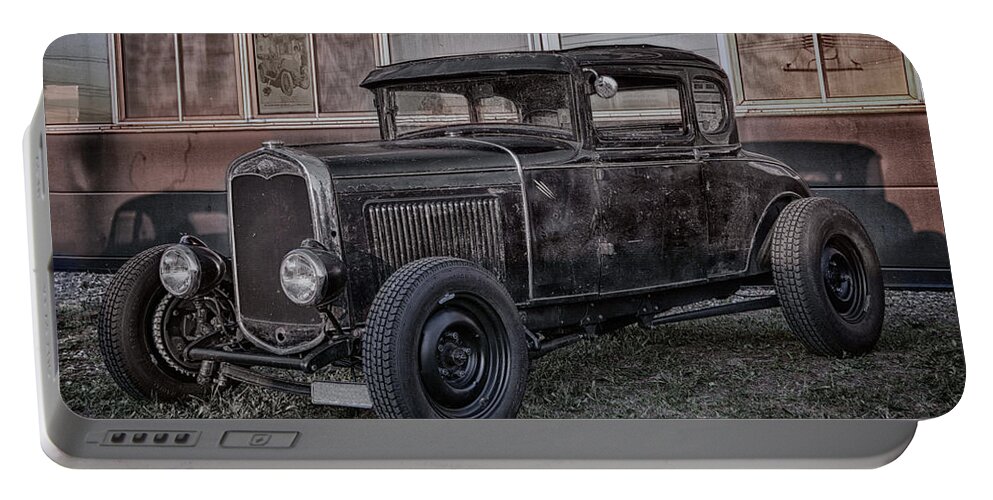 Car Portable Battery Charger featuring the photograph Old Hot Rod by Joachim G Pinkawa