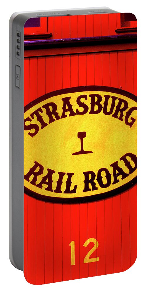 Railroad Portable Battery Charger featuring the photograph Old Number 12 by Paul W Faust - Impressions of Light